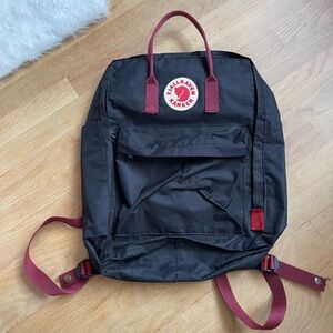 Fjallraven kanken backpack black gently used